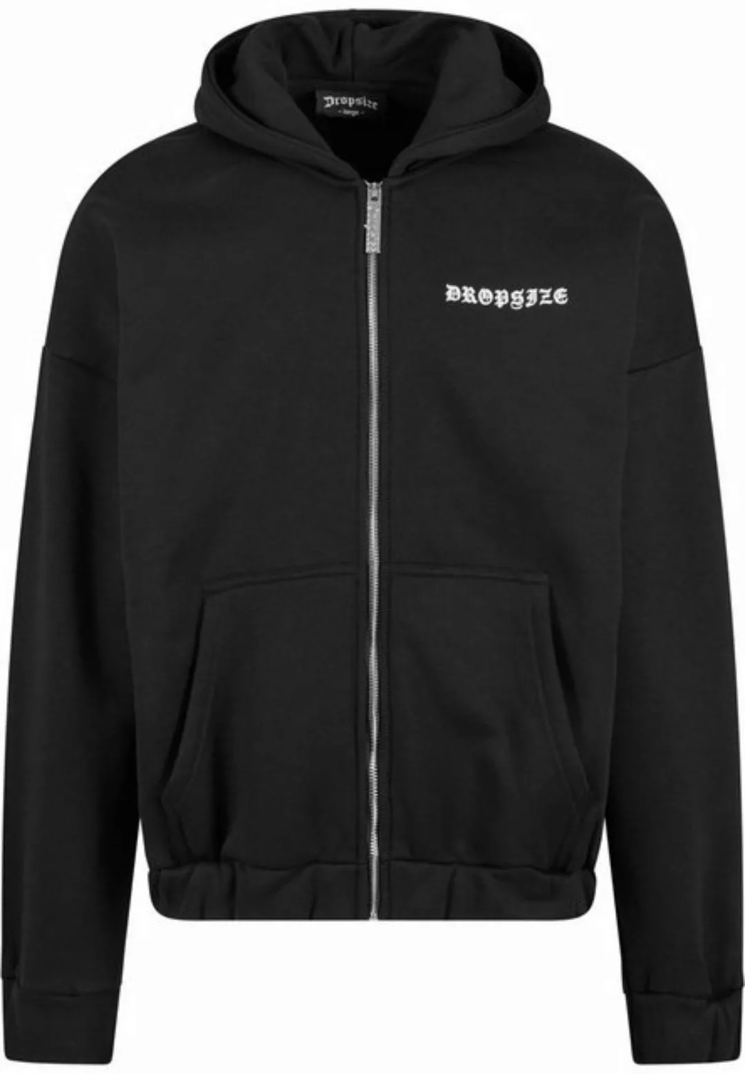 Dropsize Sweatjacke Dropsize Herren Super Heavy Oversized Crime Zip Hoodie günstig online kaufen