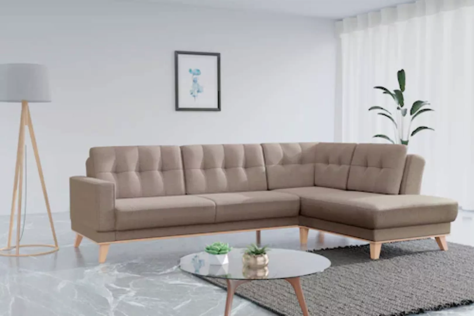 sit&more Ecksofa "Lavida L-Form" günstig online kaufen