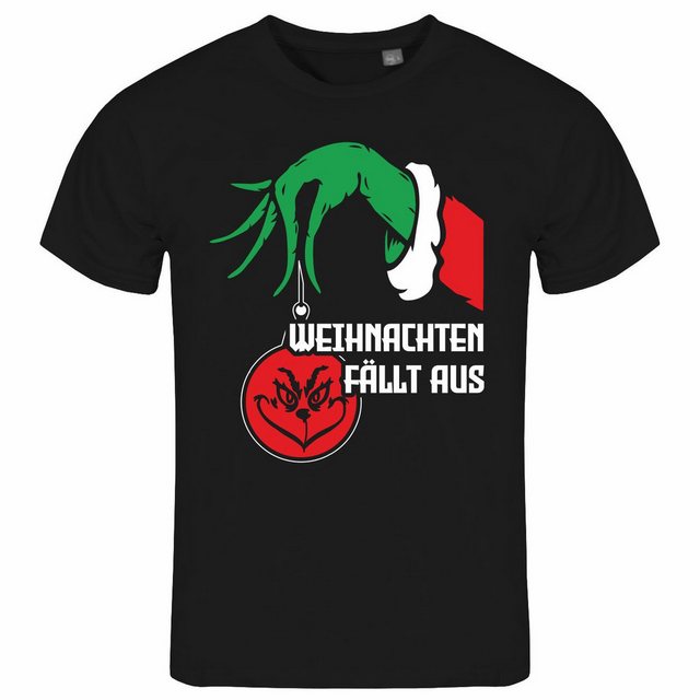 deinshirt Print-Shirt Herren T-Shirt Weihnachten fällt aus Funshirt mit Mot günstig online kaufen