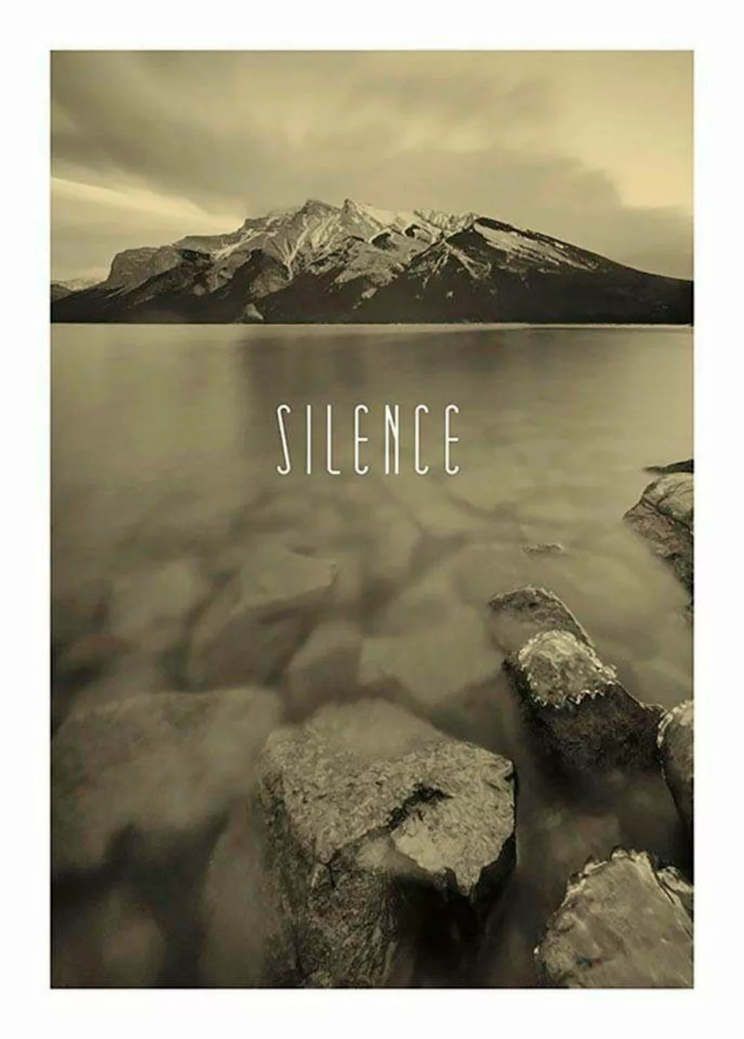 Komar Poster "Word Lake Reflection Sand", Natur, (1 St.) günstig online kaufen