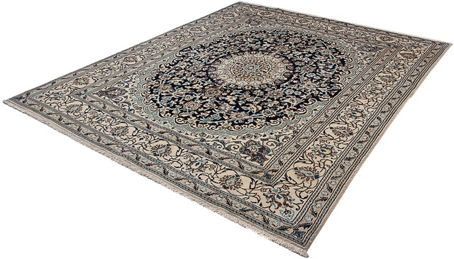 morgenland Orientteppich »Perser - Nain - 244 x 196 cm - dunkelblau«, recht günstig online kaufen