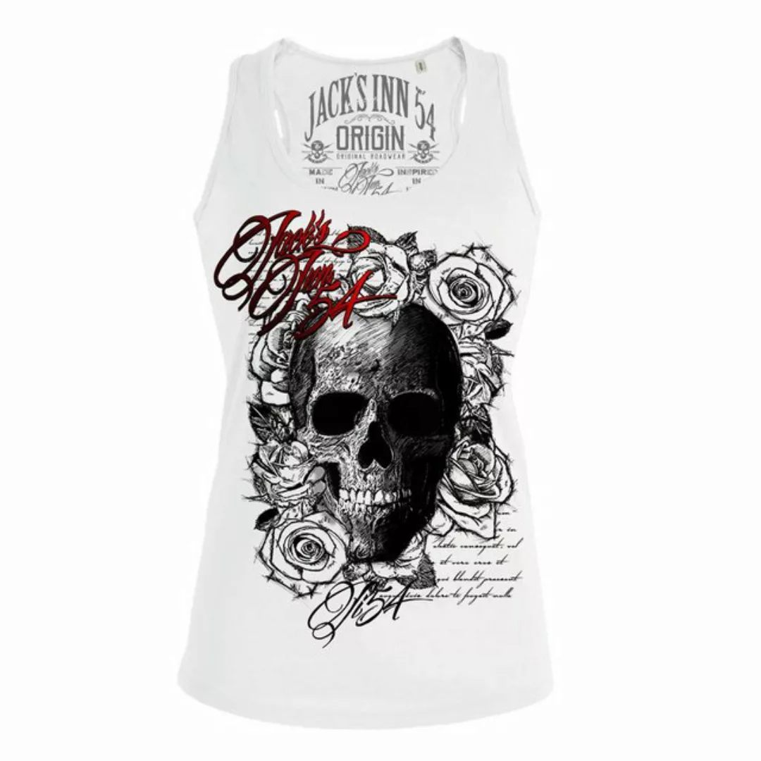 JACK'S INN 54 Tanktop Skull'n Roses Tanktop günstig online kaufen