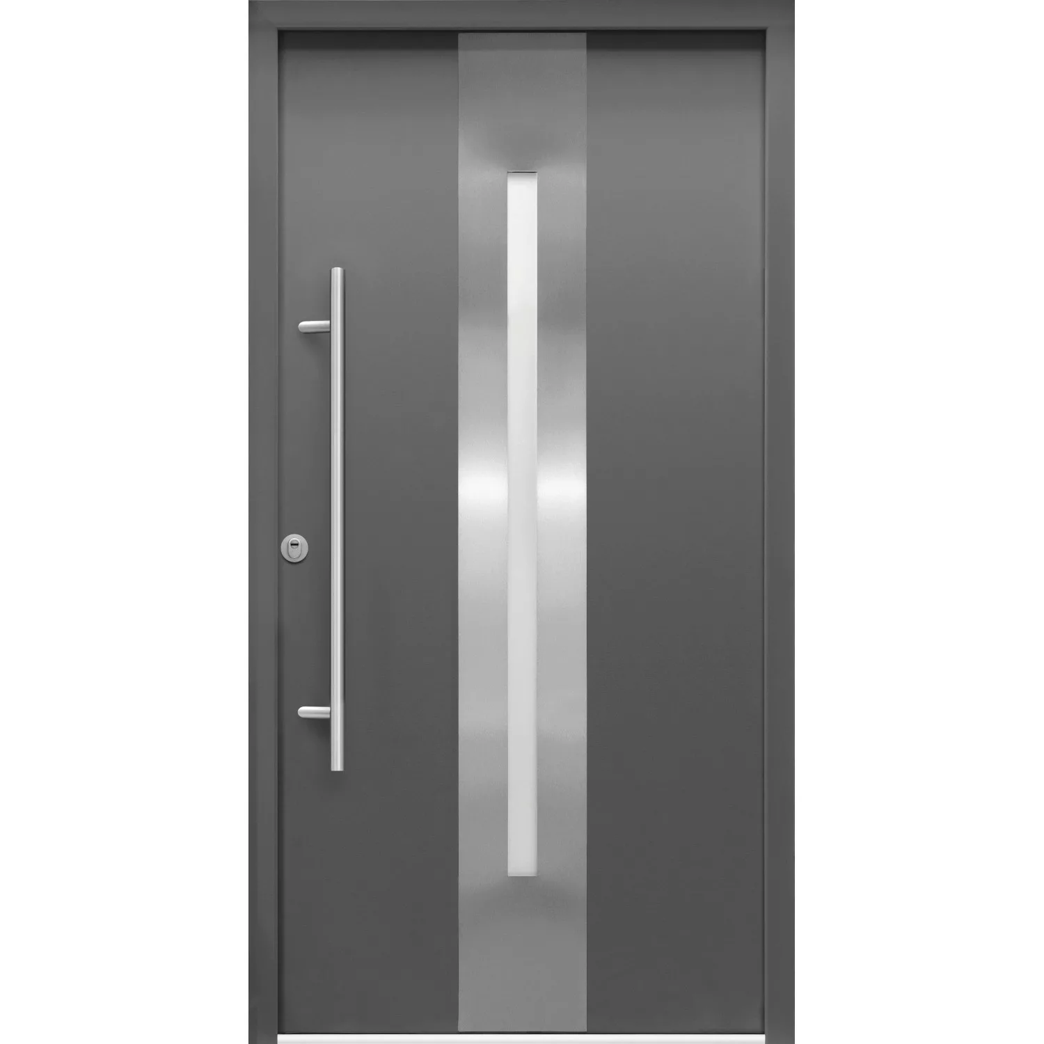 Sicherheits-Haustür ThermoSpace Prime Dublin RC2 Anthr. 100 x 210 cm Anschl günstig online kaufen