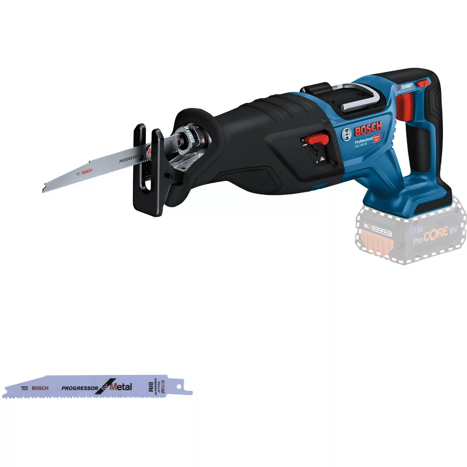 Bosch Professional Akku-Säbelsäge GSA 18 V-28 Solo günstig online kaufen