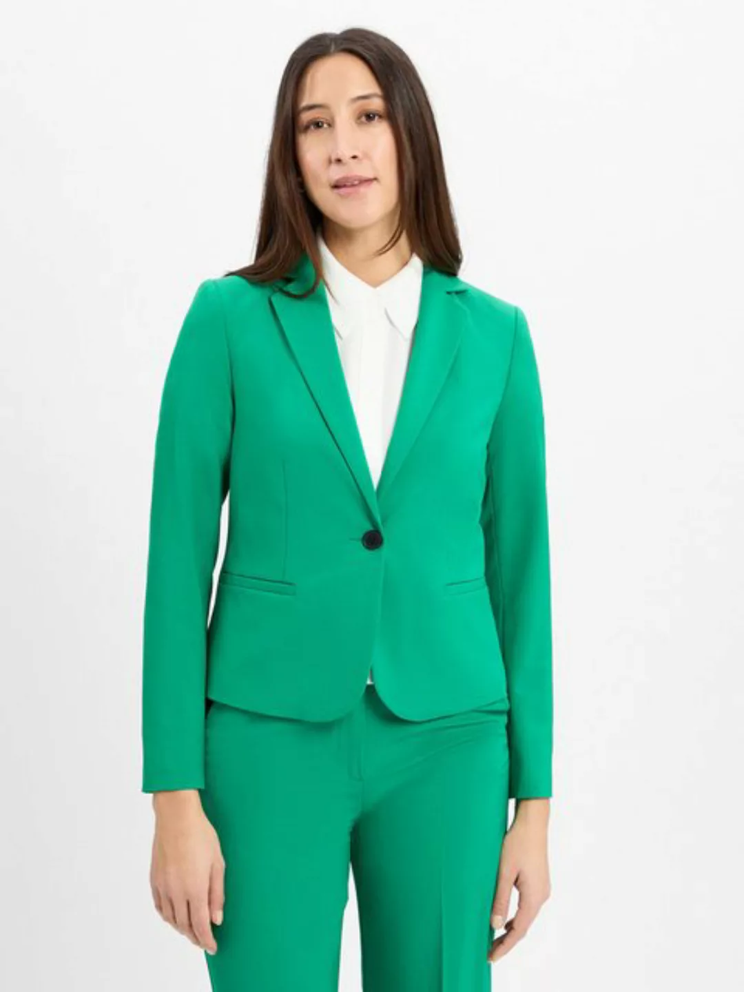 Comma Blusenblazer Antaillierter Blazer mit Reverskragen und Knopfverschlus günstig online kaufen