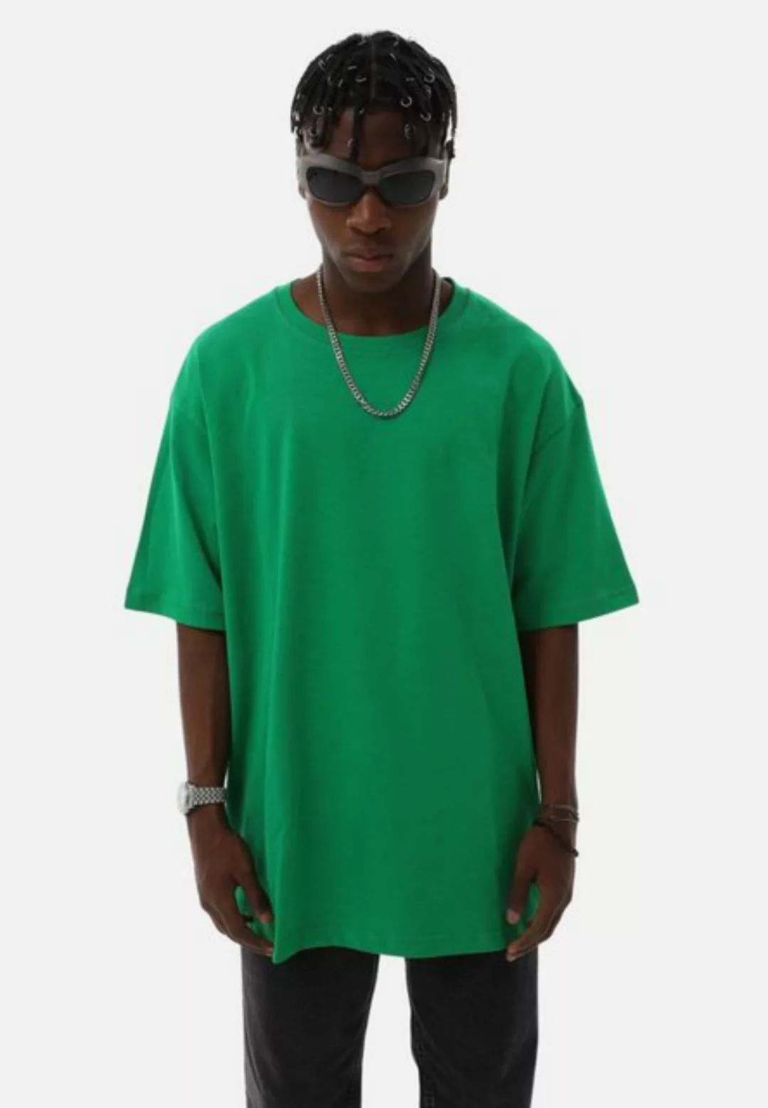 COFI Casuals T-Shirt Oversize T-Shirt - Heavy Weight Basic Shirt günstig online kaufen