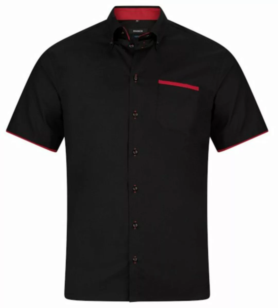Huber Hemden Kurzarmhemd HU-0157 Button-down, Kontrast, Kurzarm, Regular-ge günstig online kaufen