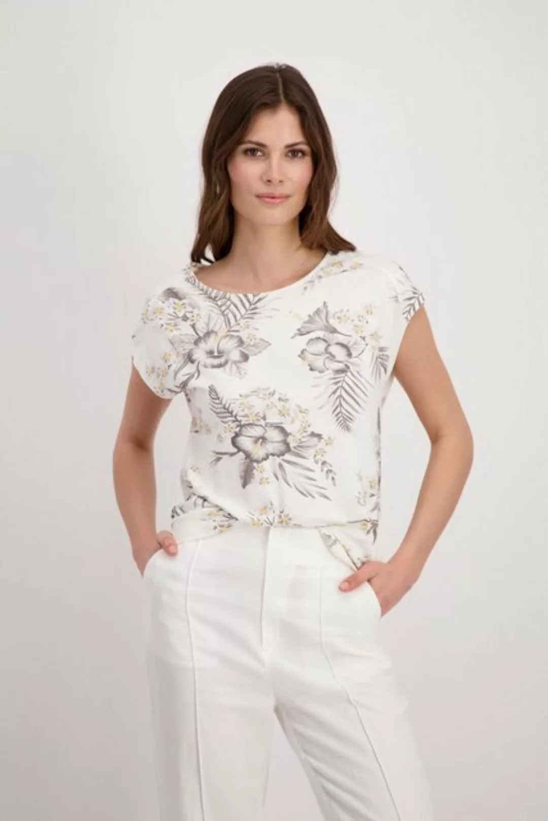 Monari T-Shirt, mit Blumenmuster günstig online kaufen