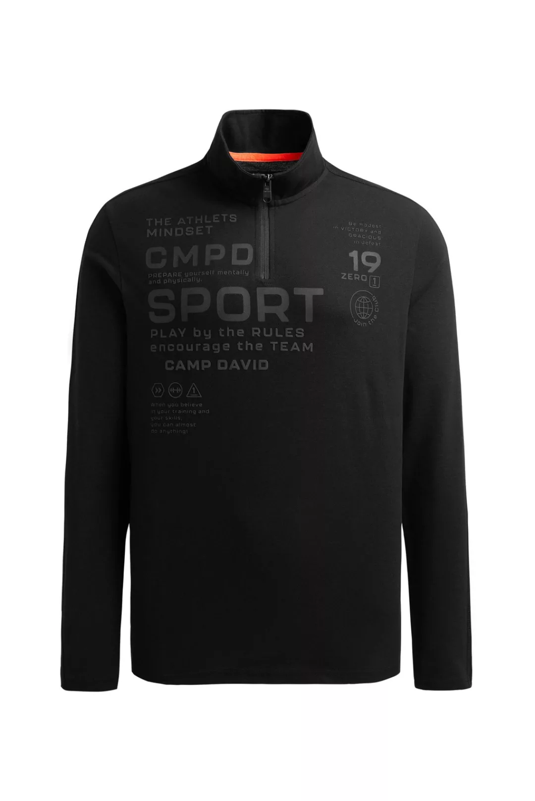 CAMP DAVID Langarmshirt, mit Baumwolle günstig online kaufen