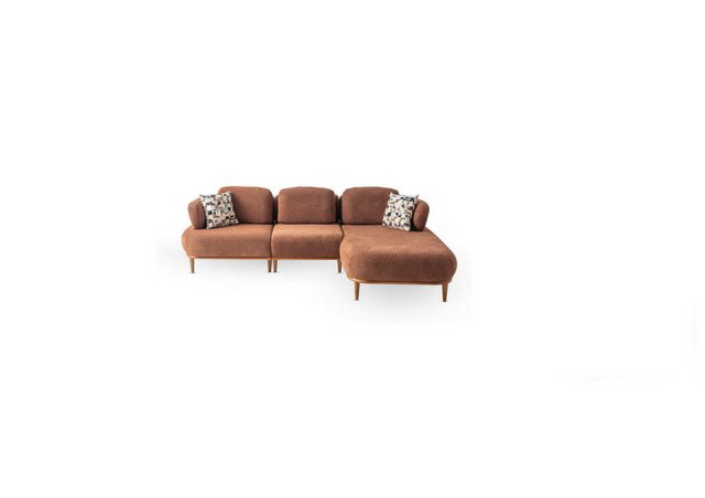 JVmoebel Ecksofa Wohnzimmer Ecksofa Designer Luxuriöses Textil Sofa Schicke günstig online kaufen