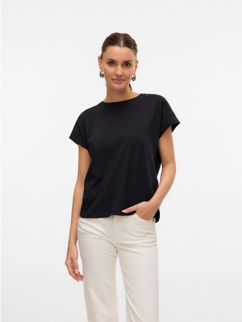 Vero Moda Kurzarmshirt "VMEMMY SS LACE TAPE TOP JRS GA NOOS" günstig online kaufen