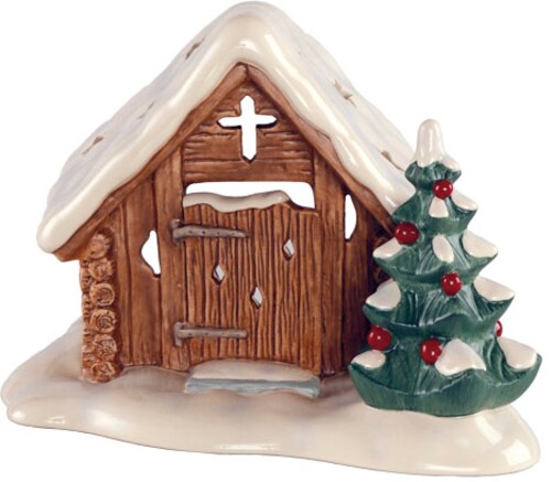 Goebel Teelichthalter »Waldkapelle, Höhe ca. 16,5 cm, Weihnachtsfigur aus S günstig online kaufen