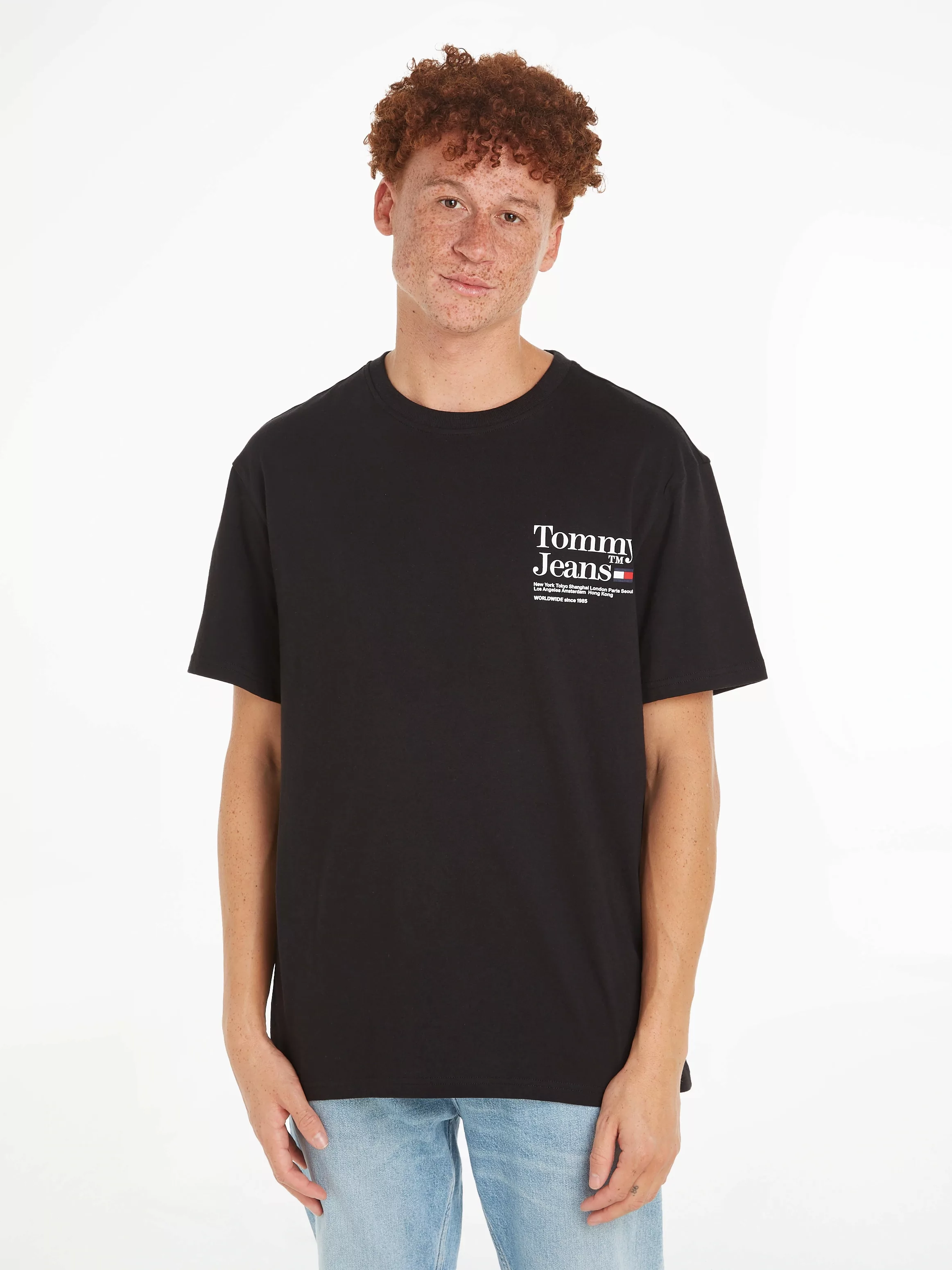 Tommy Jeans T-Shirt TJM REG MODERN TOMMY TM TEE mit großem Aufdruck auf dem günstig online kaufen