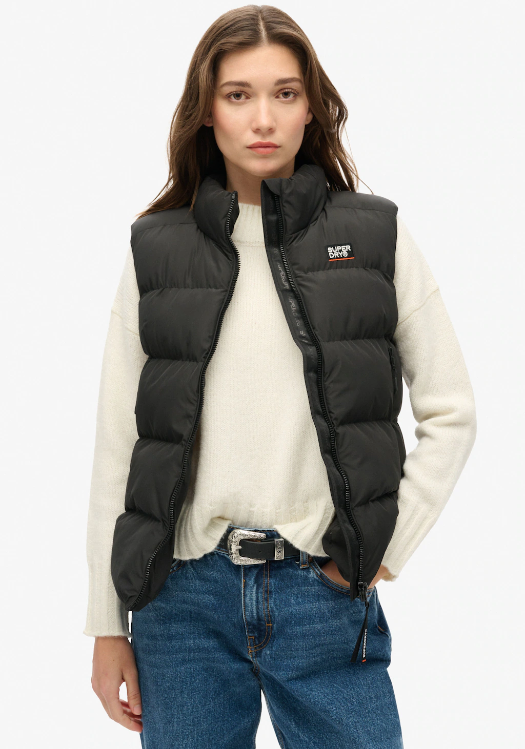 Superdry Steppweste SPORTS PUFFER GILET günstig online kaufen