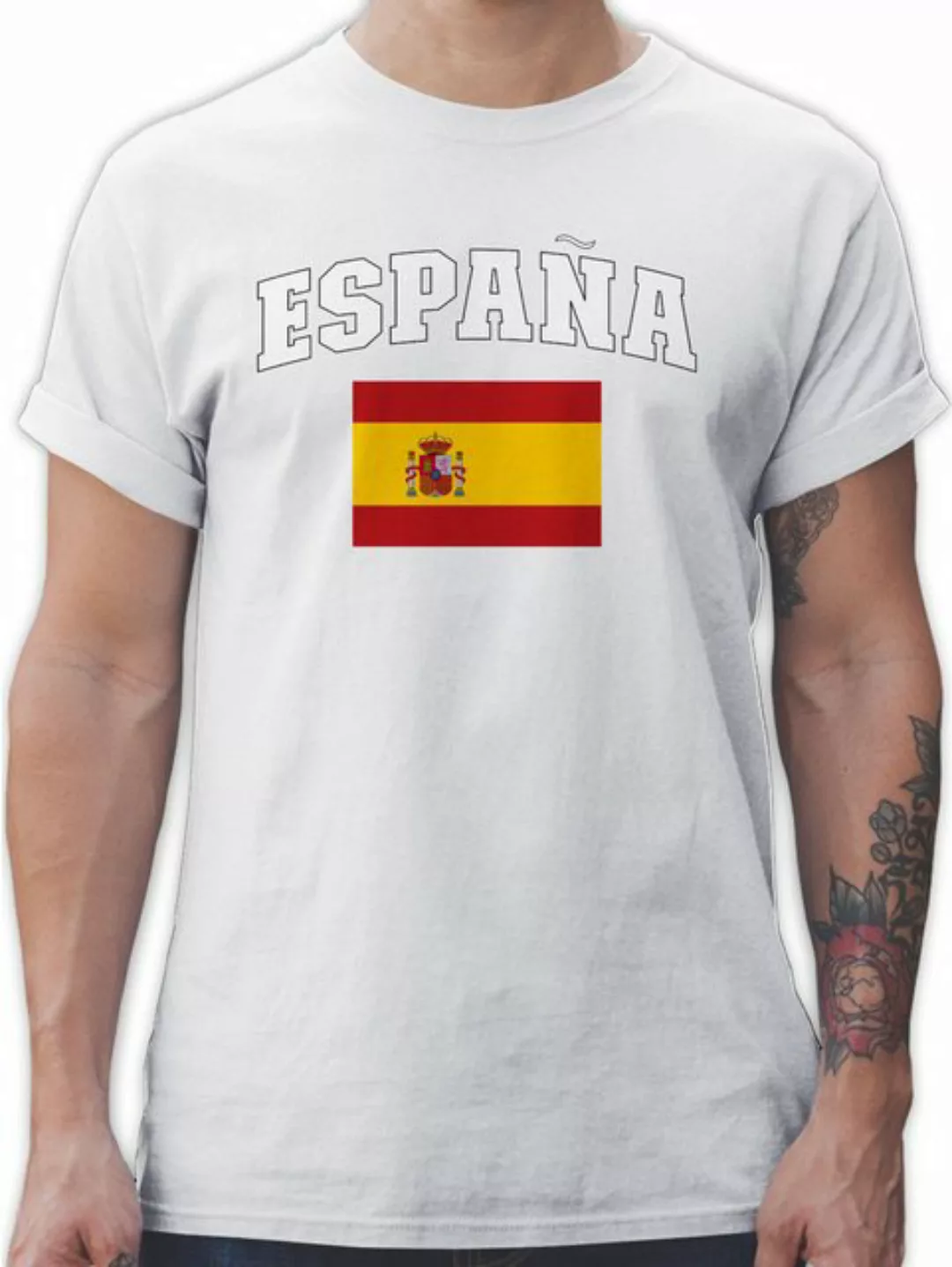 Shirtracer T-Shirt Schriftzug mit Espana, Spanisch, España, Spain 2024 Fuss günstig online kaufen