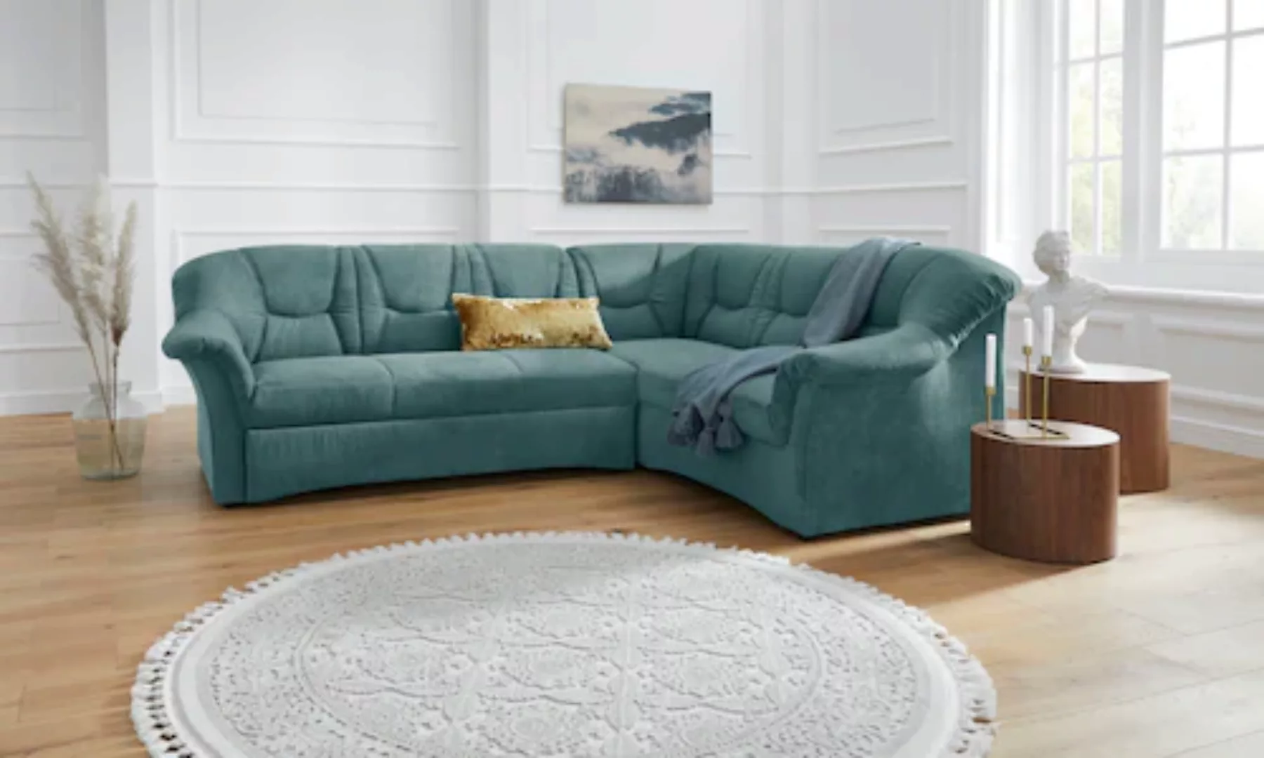 DOMO collection Ecksofa "Sarafina L-Form", wahlweise mit Bettfunktion, opti günstig online kaufen