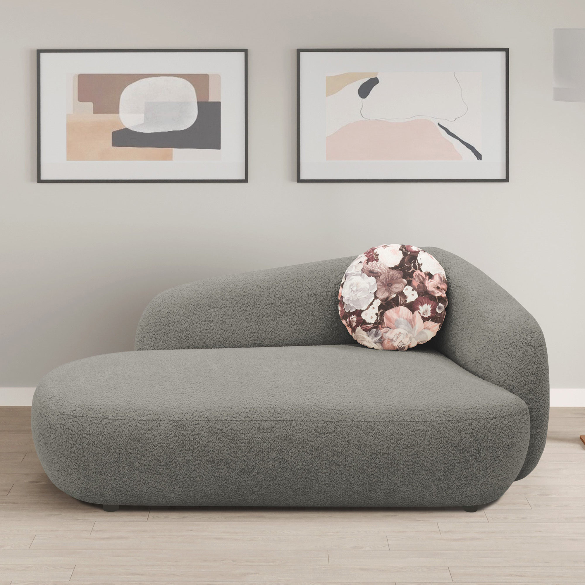 Recamiere 700013, Liege, oval, Füße mit Filzgleitern, Sofa, 183 x 105 x 75 günstig online kaufen