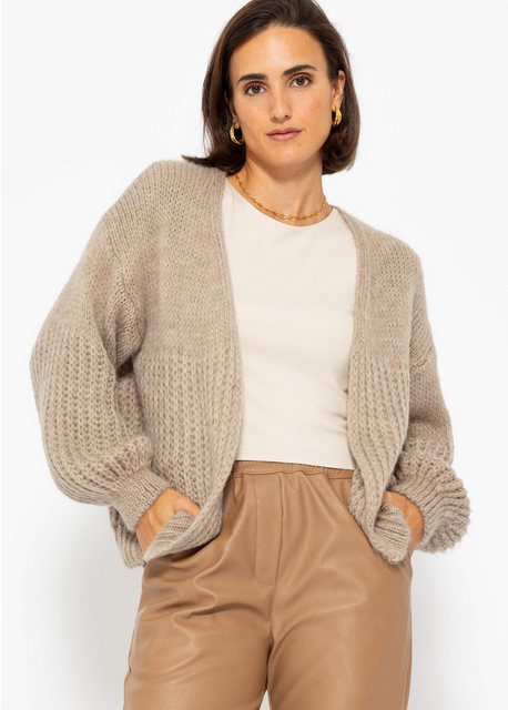 SASSYCLASSY Cardigan Oversize Strickjacke Damen Grobstrick Lässiger Strick günstig online kaufen