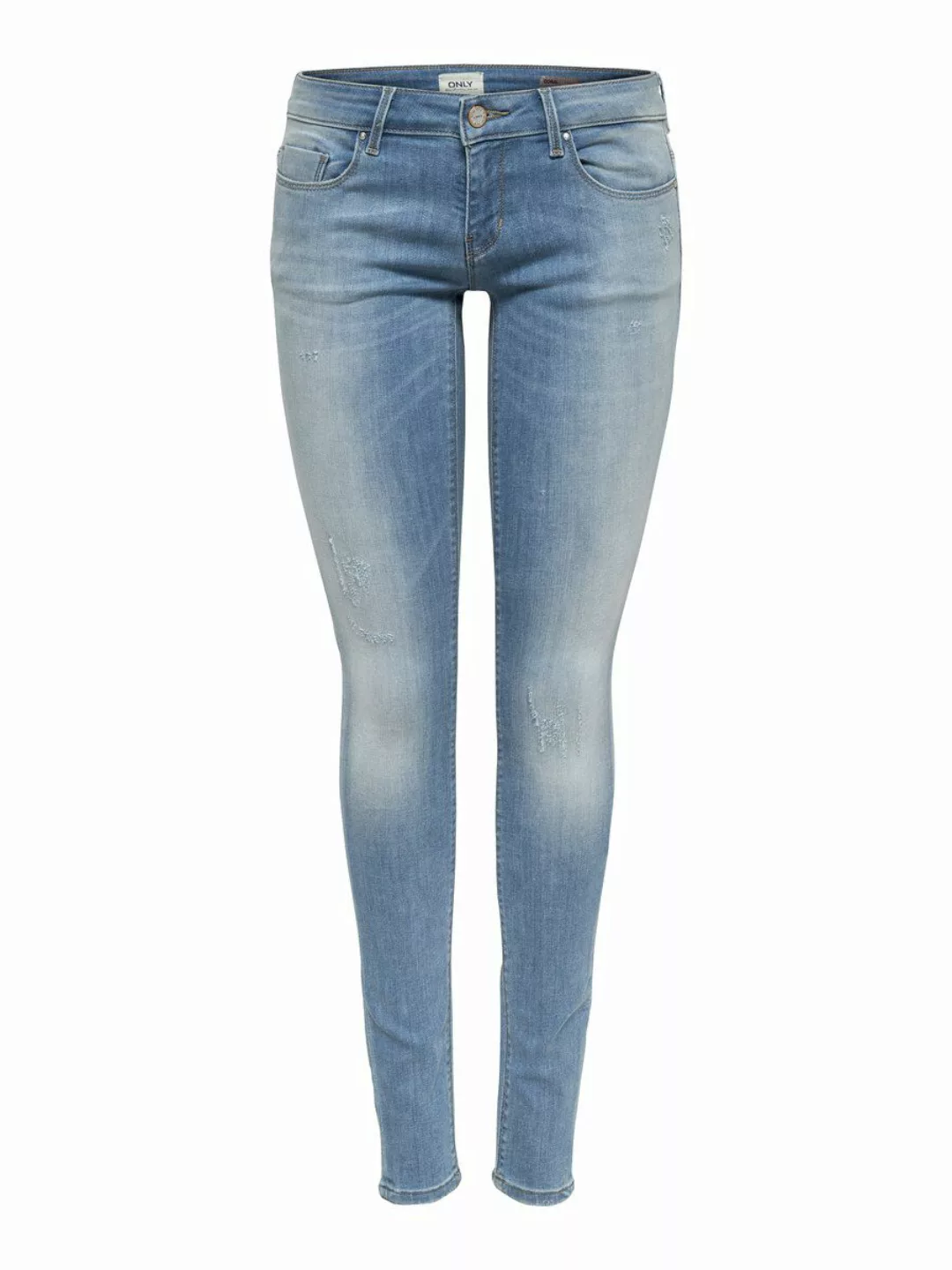 Only Coral Life Slim Skinny Cre185064 Jeans 32 Light Blue Denim günstig online kaufen