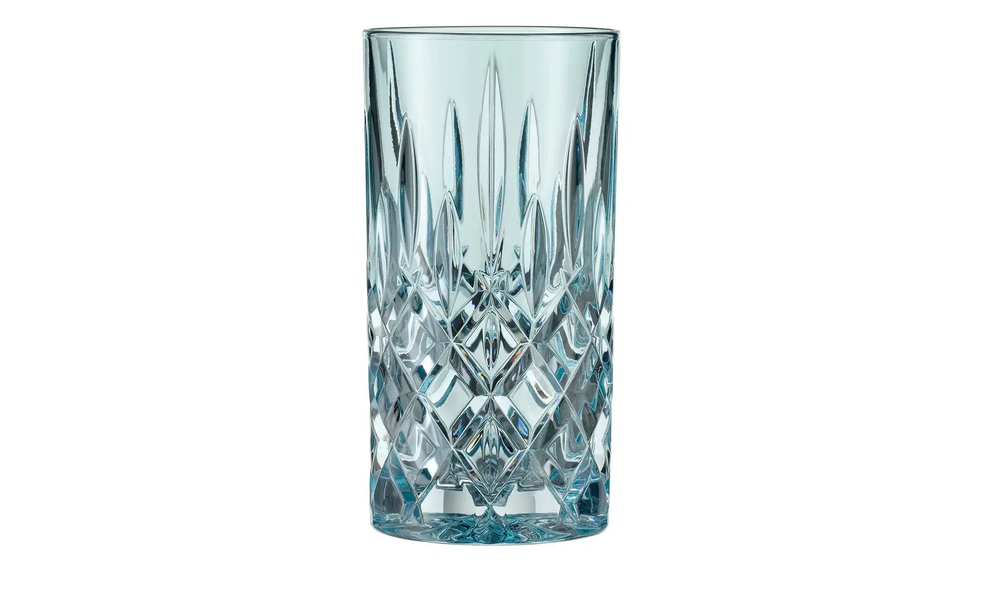 Nachtmann Longdrinkgläser  2er Set Noblesse ¦ blau ¦ Glas  ¦ Maße (cm): B: günstig online kaufen