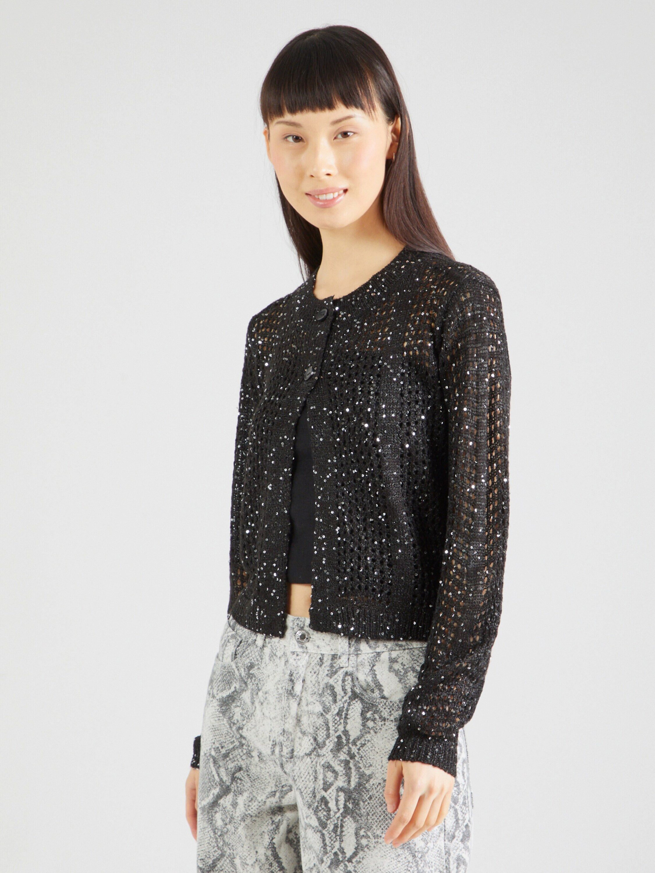 Vero Moda Strickjacke Leilani (1-tlg) Pailletten günstig online kaufen