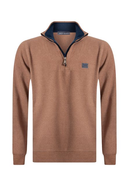 Jacey Quinn Sweatshirt Polo Collar Half Zip Sweatshirt günstig online kaufen