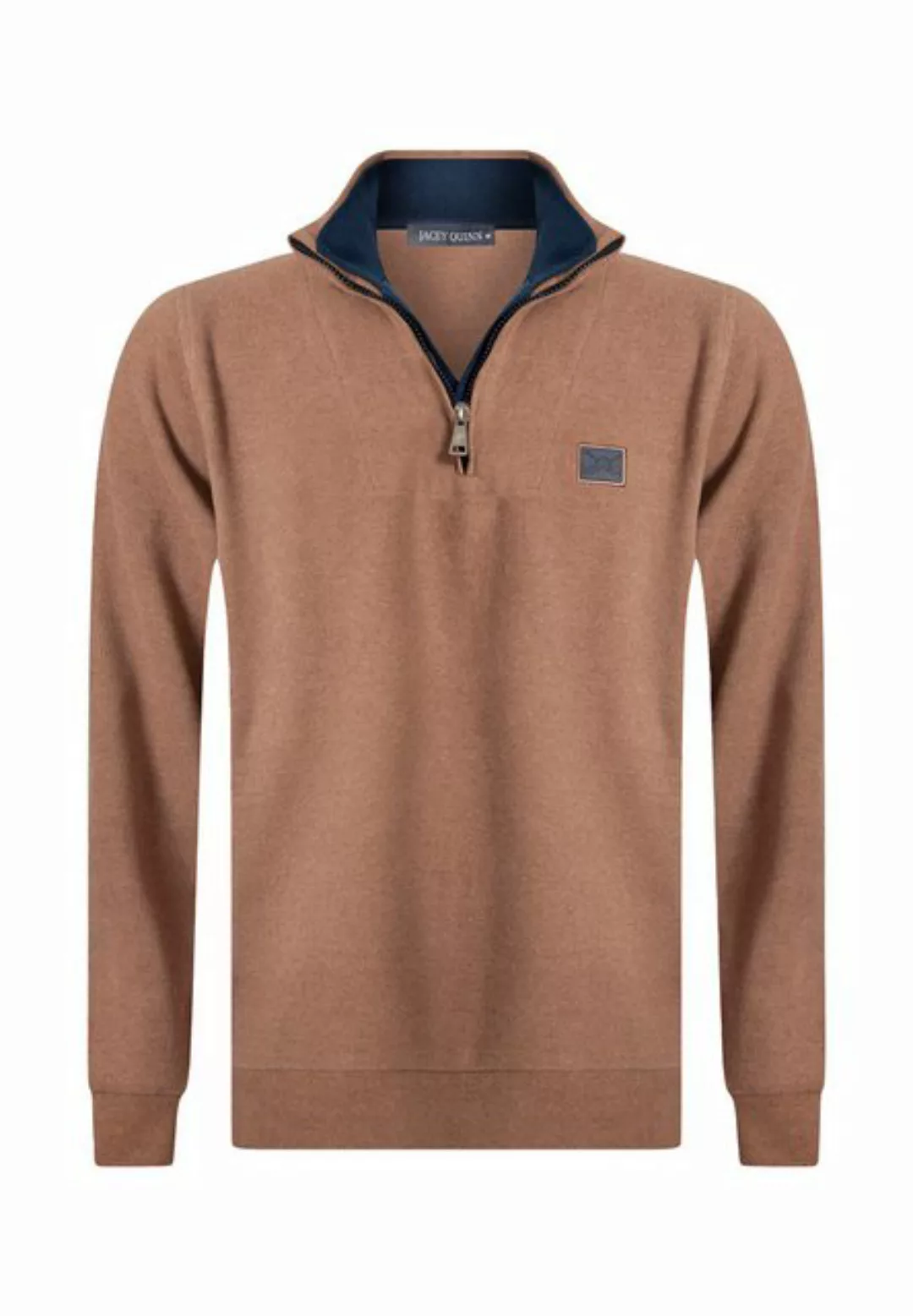 Jacey Quinn Sweatshirt Polo Collar Half Zip Sweatshirt günstig online kaufen