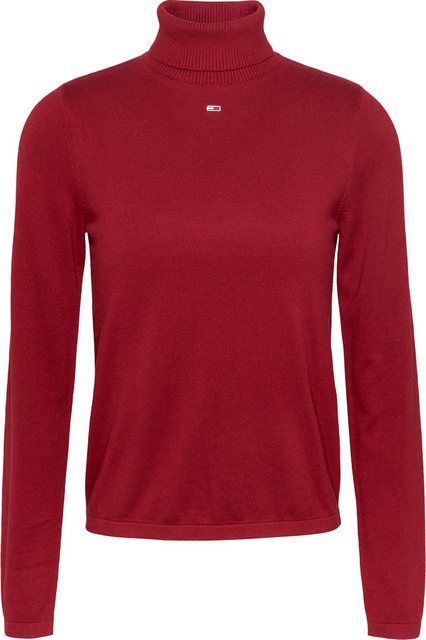 Tommy Jeans Rollkragenpullover mit Logostickerei günstig online kaufen