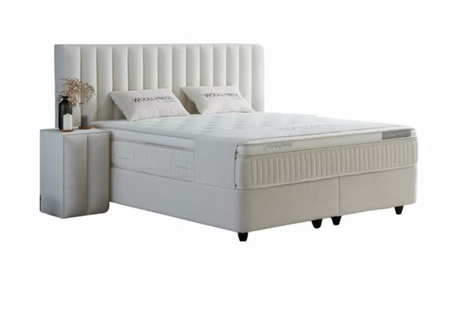 Villa Möbel Boxspringbett Dolce BETT SET (Bett Set, Bett Set aus Bettkasten günstig online kaufen