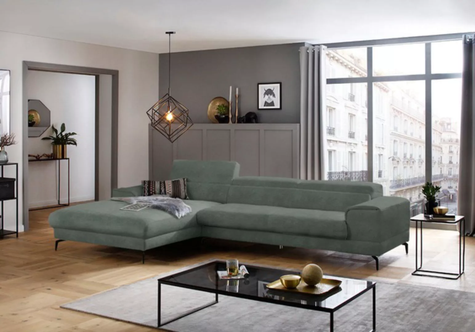 W.SCHILLIG Ecksofa "piedroo, Designsofa mit tollem Sitzkomfort, bequem, L-F günstig online kaufen