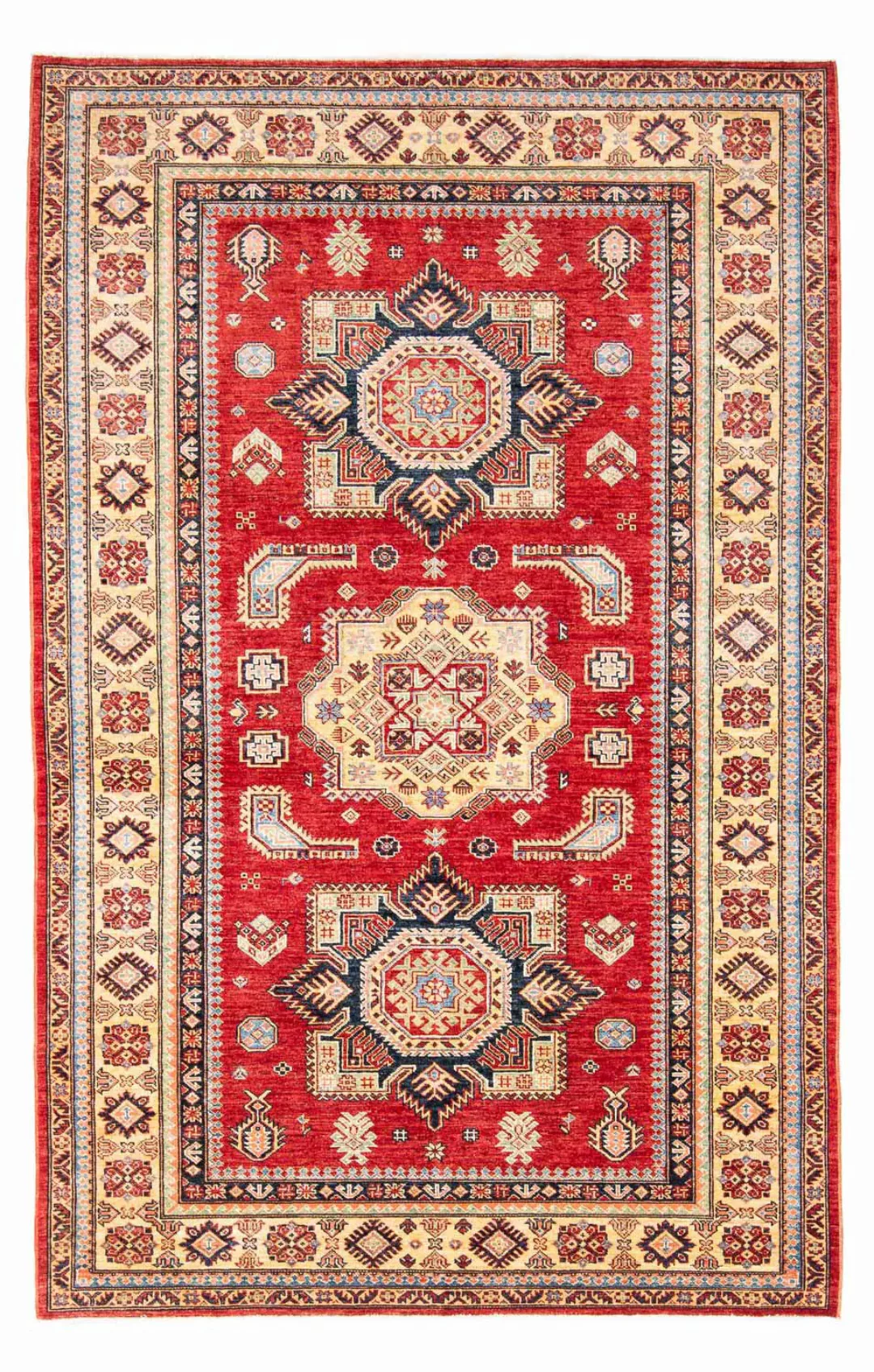 morgenland Orientteppich »Ziegler - Kazak - 253 x 168 cm - dunkelrot«, rech günstig online kaufen