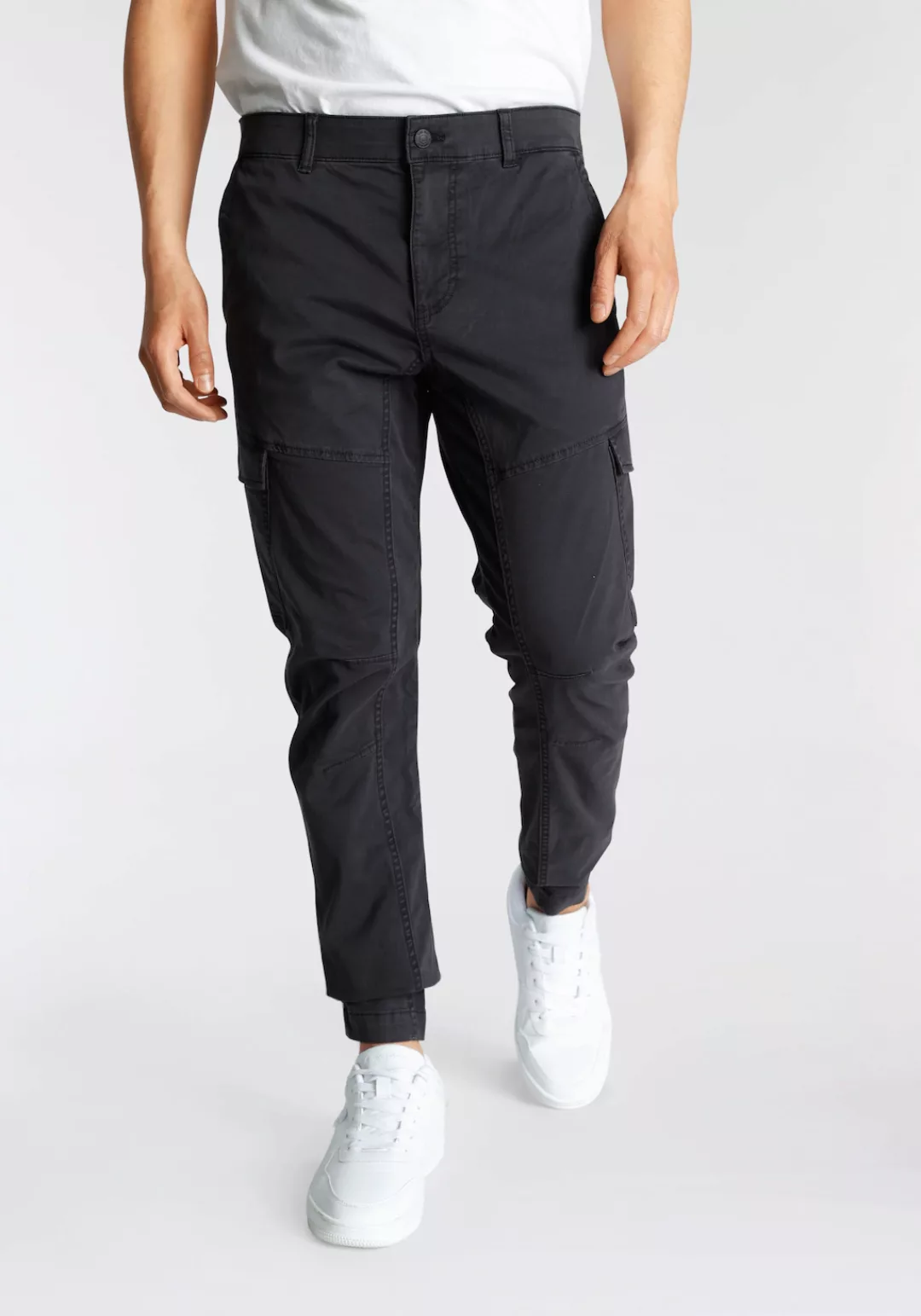 TOM TAILOR Denim Cargohose mit Bügelfalten günstig online kaufen