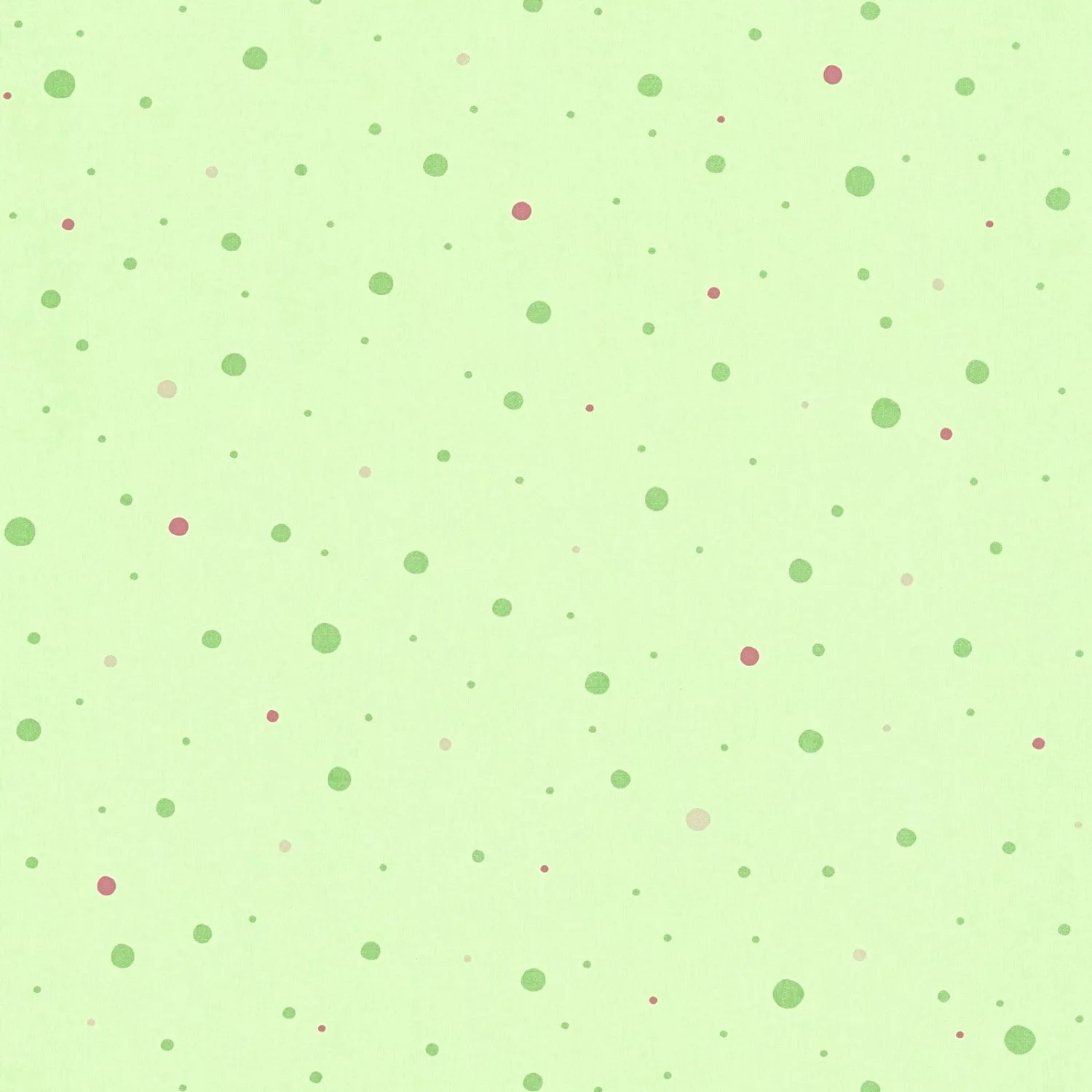 Bricoflor Gepunktete Tapete in Grün und Pink Kinderzimmer Vliestapete mit P günstig online kaufen