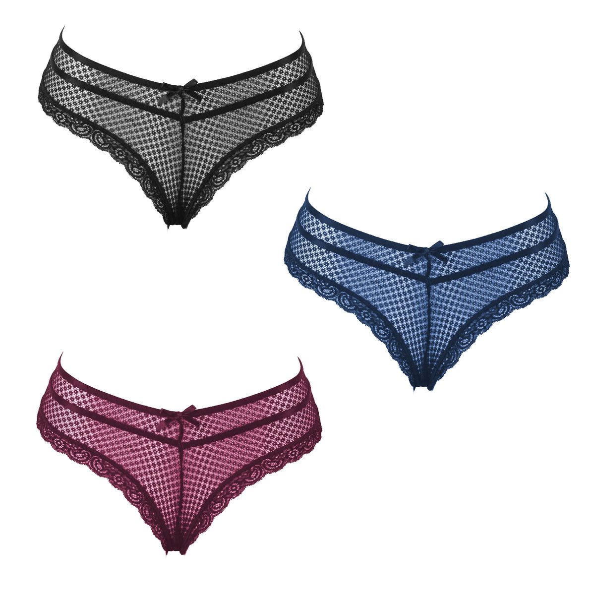 Lau-Fashion Slip 3er Set Unterhose Panty günstig online kaufen
