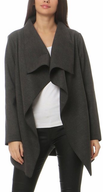 malito more than fashion Kurzmantel 3041 Mantel mit Bindegürtel im Wasserfa günstig online kaufen