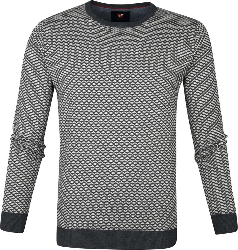 Suitable Baumwolle Zach Pullover Grau Design - Größe XXL günstig online kaufen