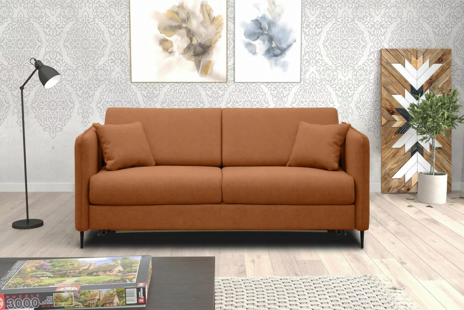 99rooms 3-Sitzer Arnold, Sofa, 2-Sitzer, mit Bettfunktion, frei im Raum ste günstig online kaufen