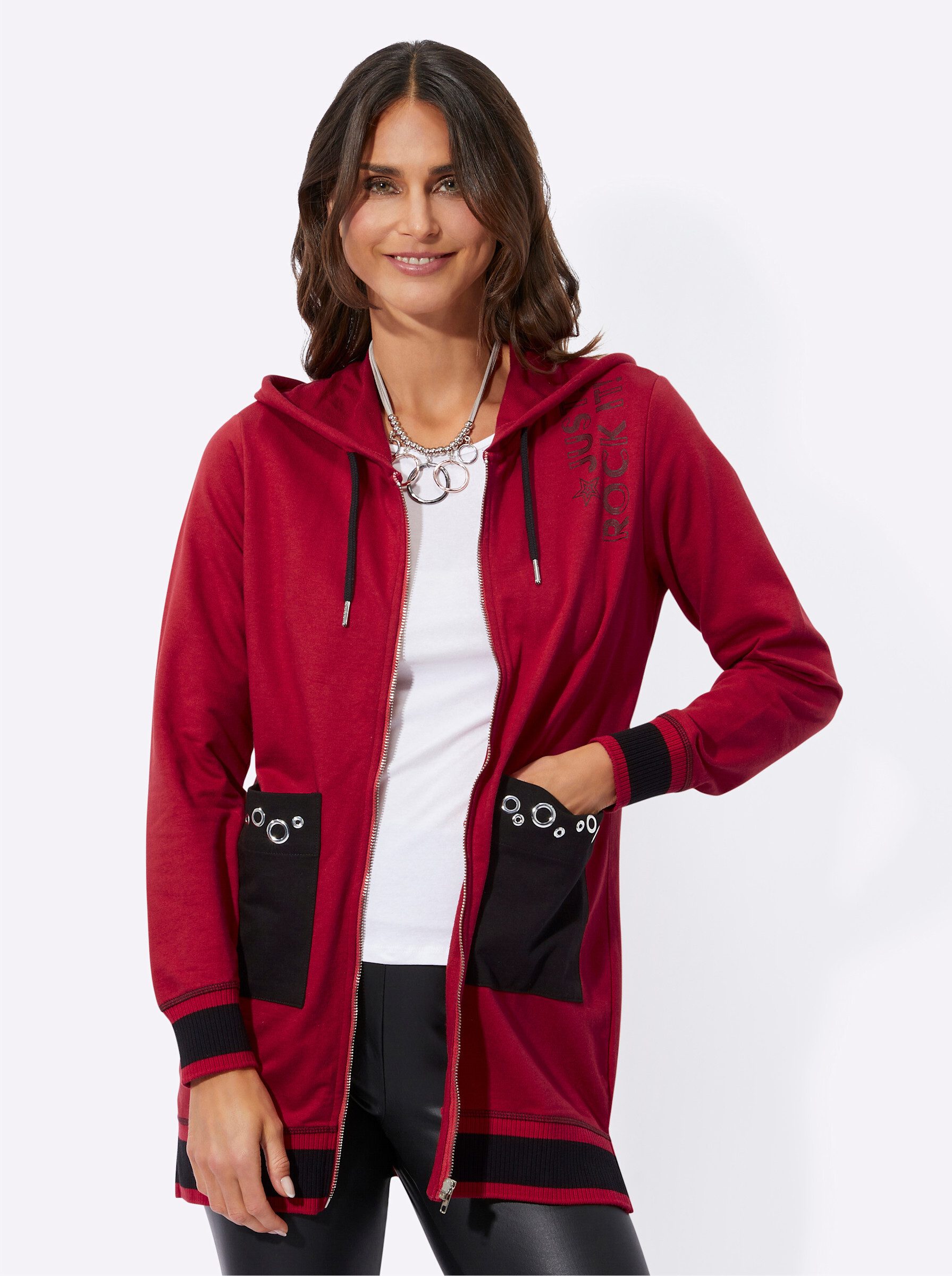 Inspirationen Shirtjacke "Sweatjacke", (1 tlg.) günstig online kaufen