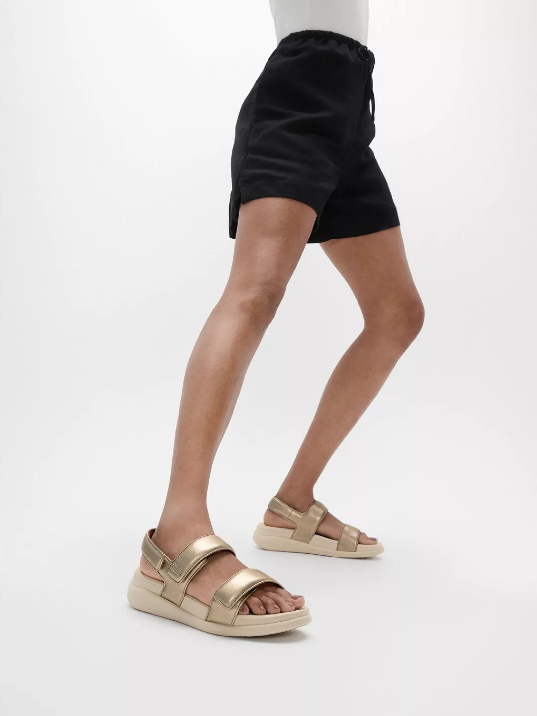 Fitflop Sandale "F-MODE GO", Keilsandale, Klettschuh, Sommerschuh mit hervo günstig online kaufen