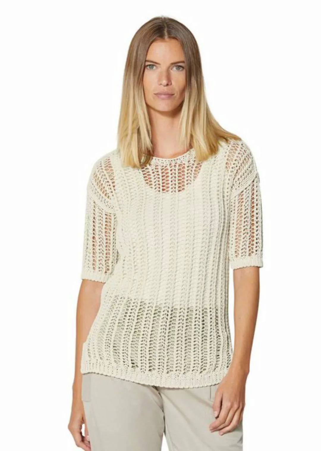 MADELEINE Strickpullover Ajourpullover aus edlem italienischem Bändchengarn günstig online kaufen