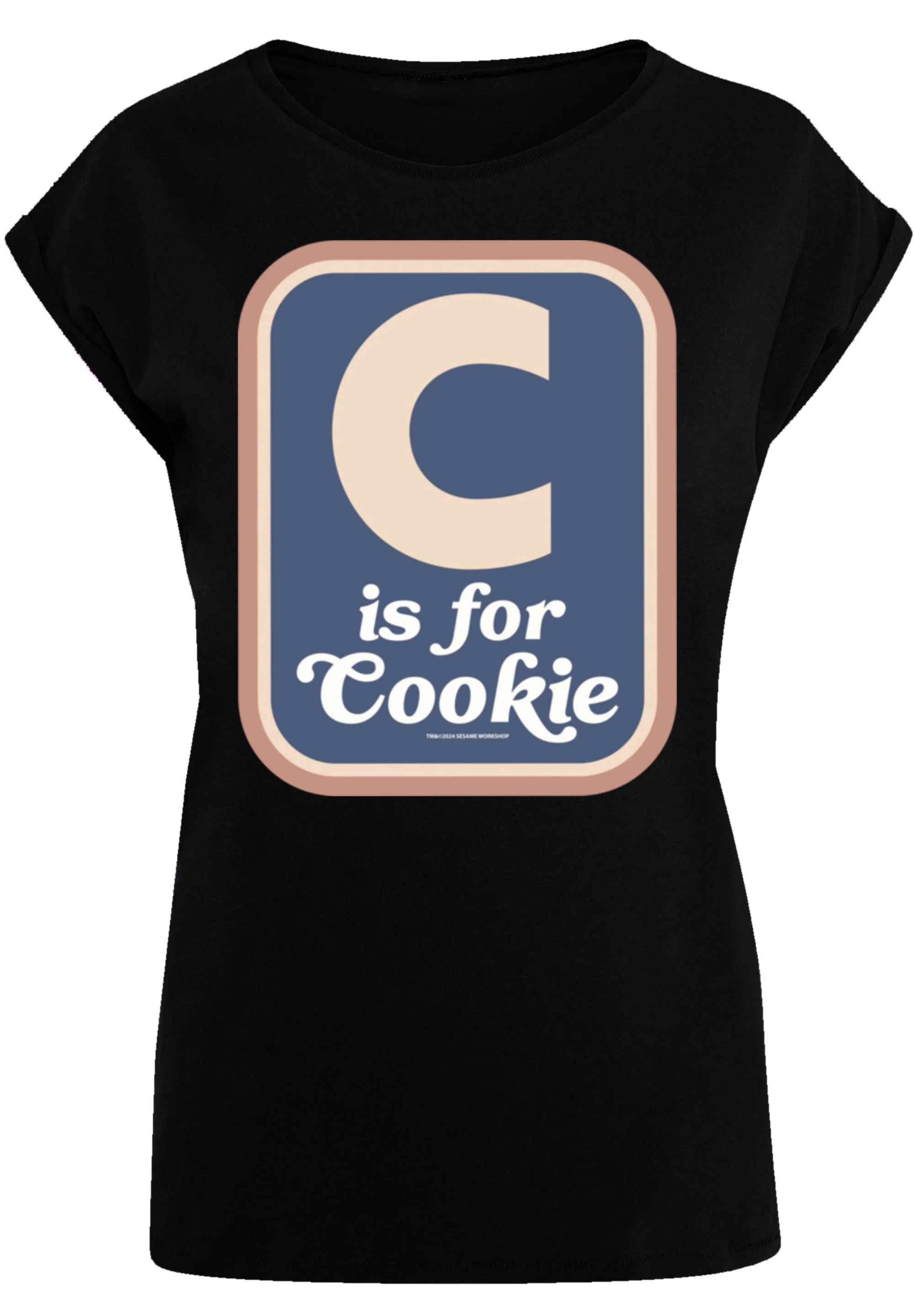 F4NT4STIC T-Shirt "Sesamstraße C is for Cookie", Premium Qualität, Weihnach günstig online kaufen