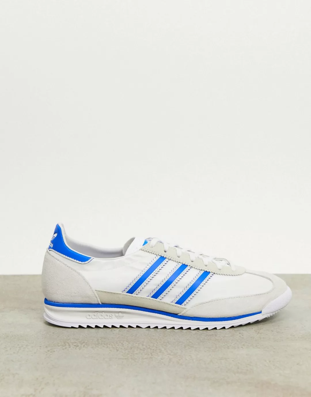 adidas Originals – SL 72 – Weiße Sneaker-Grau günstig online kaufen