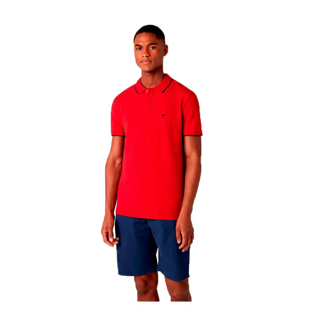 Wrangler Piqué Kurzarm-poloshirt XL Red günstig online kaufen