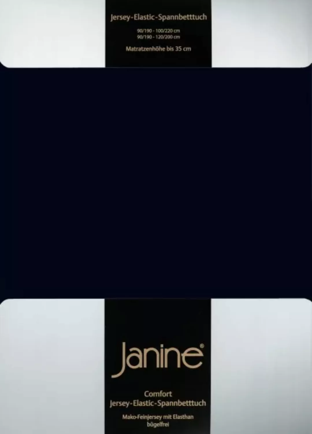 Janine Janine Spannbetttuch Elastic-Jersey 5002 leinen Größe:  150x200 cm günstig online kaufen