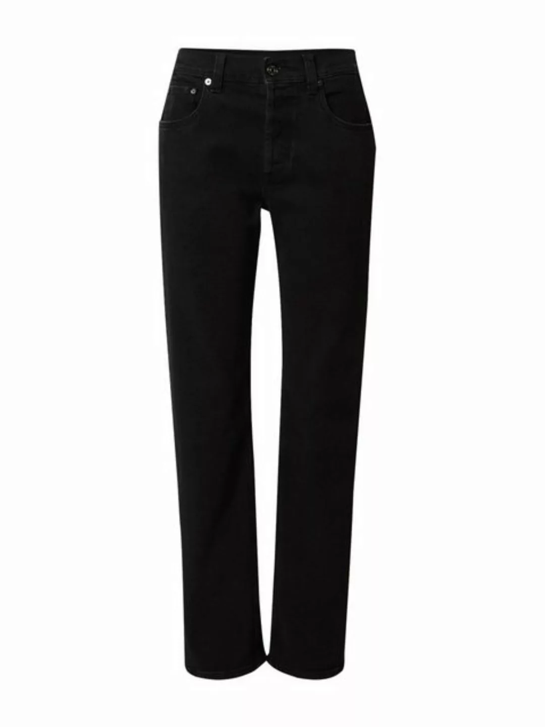 Replay Damen Jeans MAIJKE STRAIGHT - Straight Fit - Schwarz - Black Denim günstig online kaufen