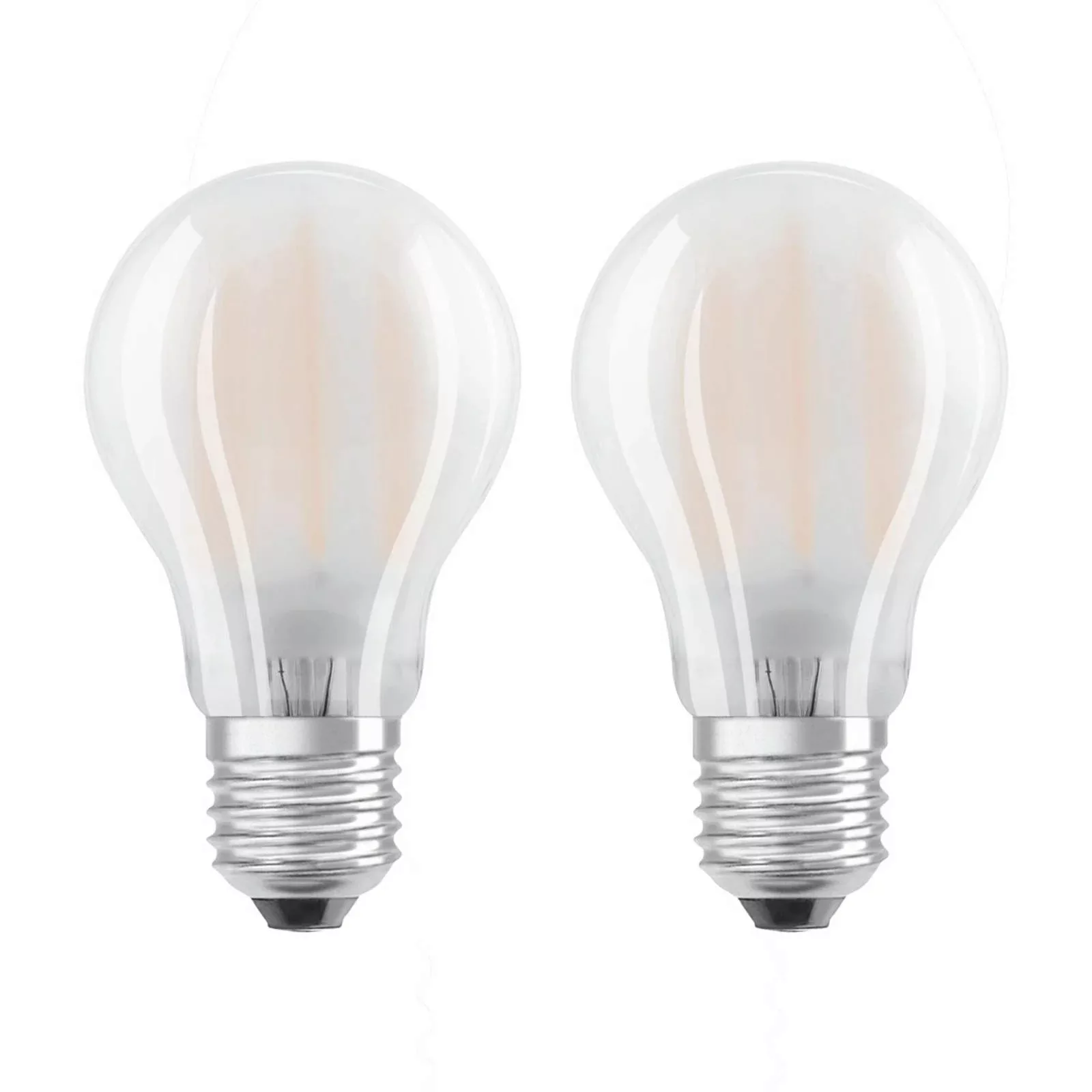 Osram LED-Leuchtmittel E27 Glühlampenform 6,5 W 2er Set 10,5 x 6 cm (H x Ø) günstig online kaufen