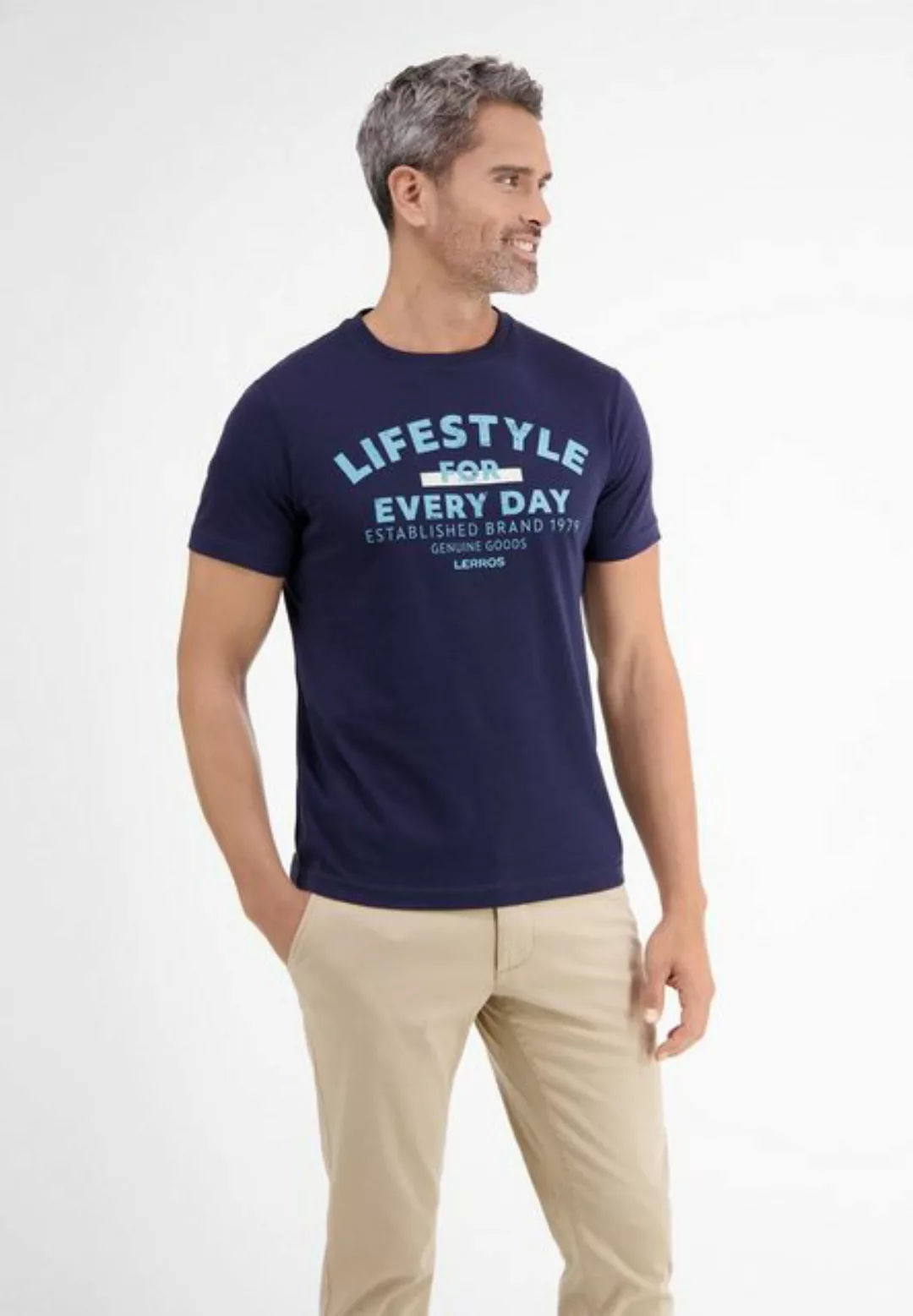 LERROS T-Shirt "LERROS T-Shirt *Lifestyle for every day*" günstig online kaufen