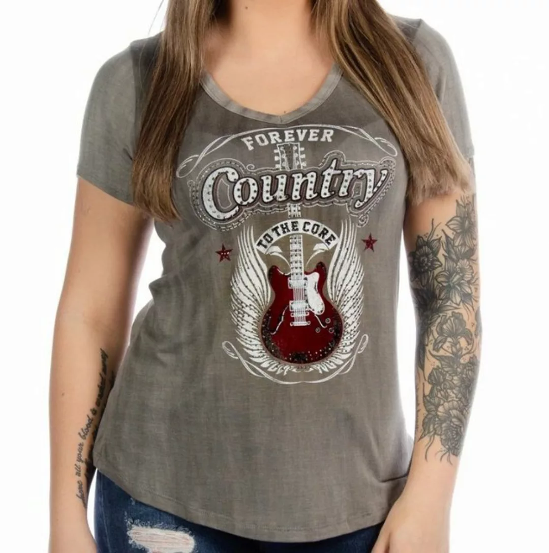 Westernlifestyle T-Shirt Forever Country T-Shirt Westernshirt Westernwear G günstig online kaufen