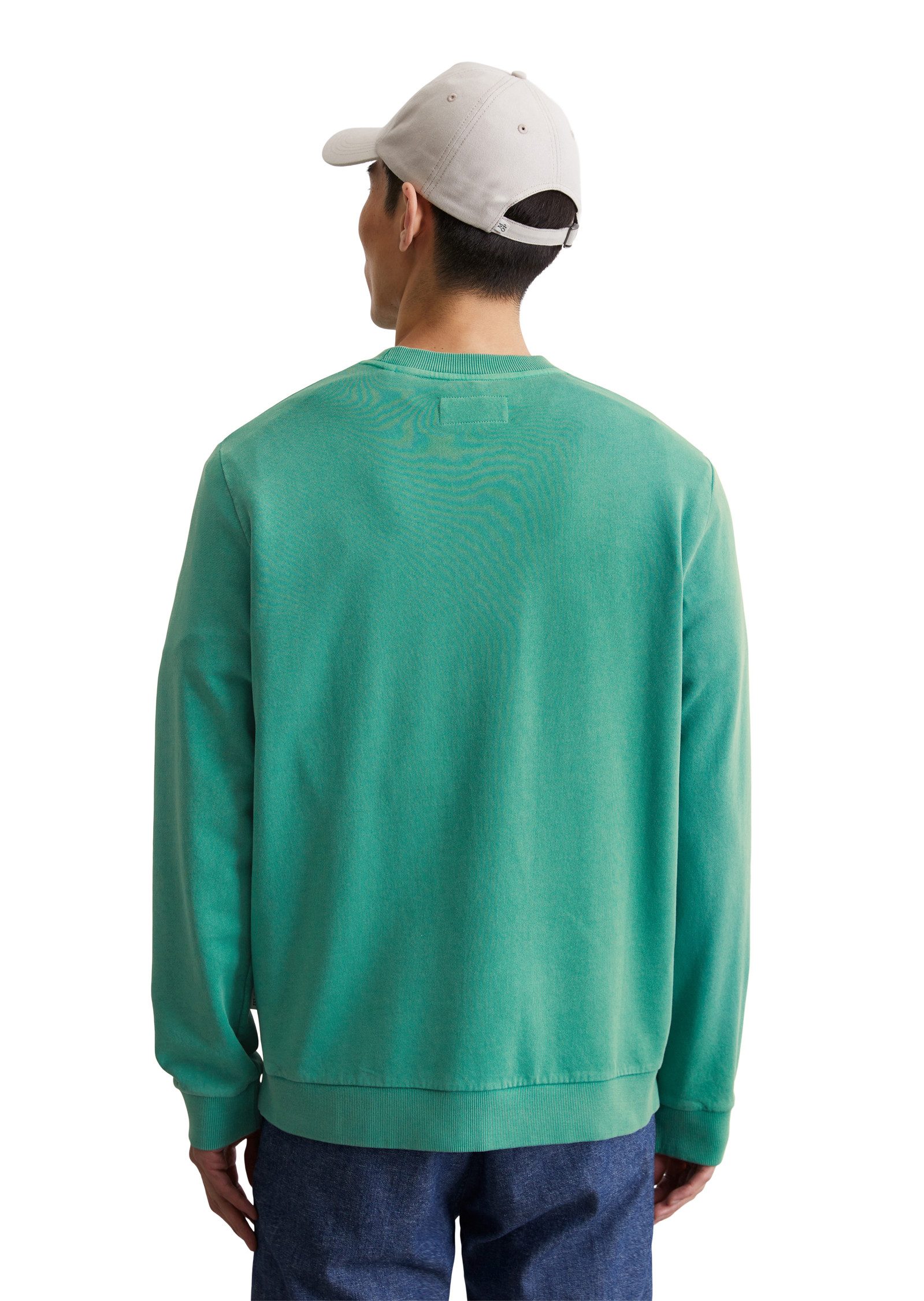 Marc O'Polo Sweatshirt Basic, mit Rippbündchen, günstig online kaufen