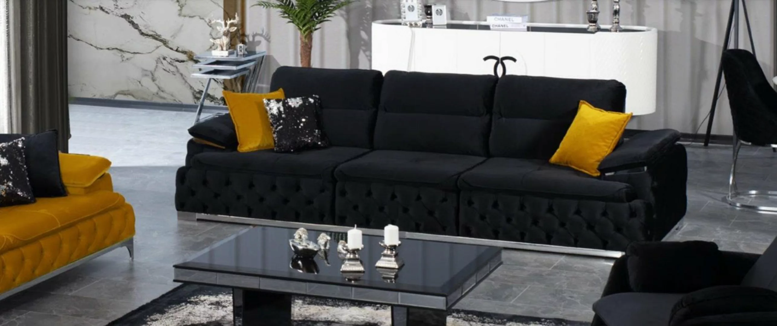 JVmoebel Sofa Italienischer Stil Sofa Polsterung Couch 4 Sitzer Sofas Möbel günstig online kaufen